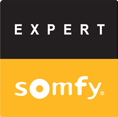 Somfy Expert installation and motorized shades
